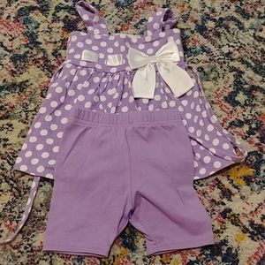 Purple outfit 6-9 months